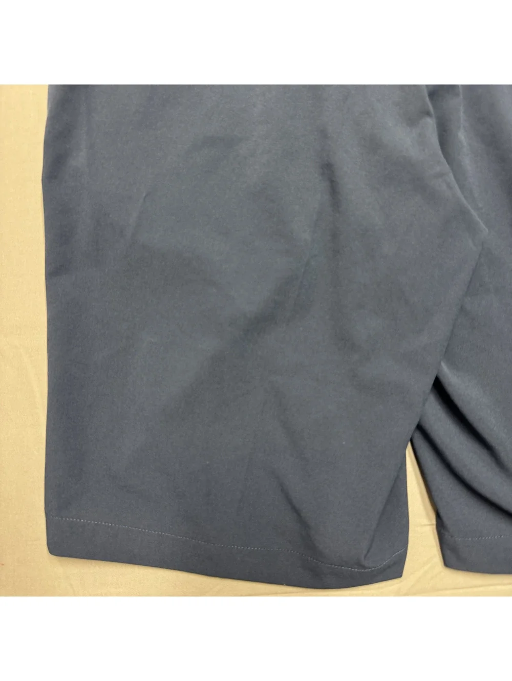 Walter Hagen Mens Golf Shorts Polyester Solid Size 34 Blue Athletic Activewear